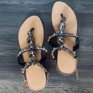 Jeweled Sandals